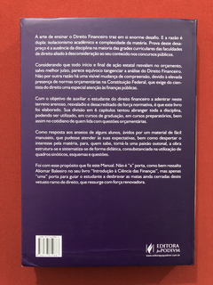 Livro - Manual De Direito Financeiro- Harrison Leite- Semin. - comprar online