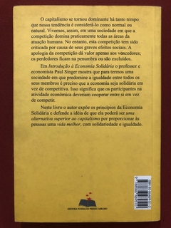 Livro - Introdução À Economia Solidária - Paul Singer - Fundação Perseu Abramo - comprar online