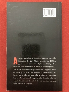 Livro - Introdução À Teoria Econômica Marxista - Osvaldo Coggiola - Viramundo - comprar online