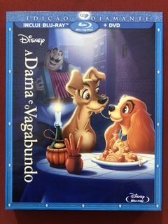 Blu-ray Duplo - A Dama E O Vagabundo - Disney - Seminovo