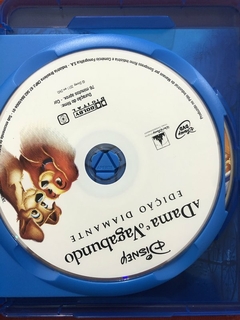 Blu-ray Duplo - A Dama E O Vagabundo - Disney - Seminovo - loja online