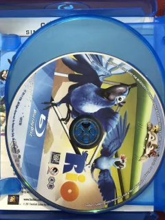 Imagem do Blu-ray Triplo - Rio - 3D - Dir. Carlos Saldanha - Seminovo