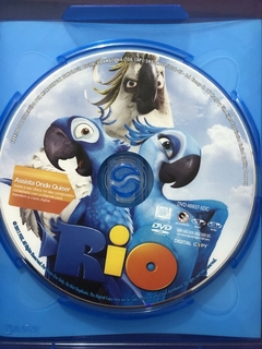 Blu-ray Triplo - Rio - 3D - Dir. Carlos Saldanha - Seminovo