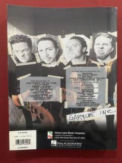 Livro - Metallica: Garage Inc. - Jeff Jacobson - Editora Cherry Lane Music - comprar online