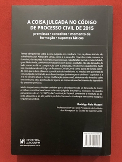 Livro - A Coisa Julgada No Código De Processo Civil De 2015 - Alexandre Senra - Semin.ovo - comprar online