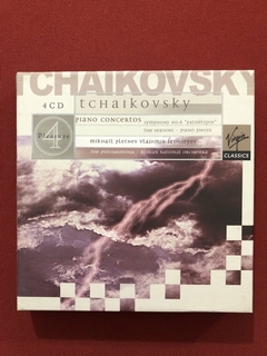 CD - Box Tchaikovsky - Piano Concertos - 4 CDs - Importado