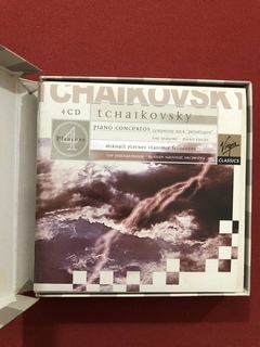 CD - Box Tchaikovsky - Piano Concertos - 4 CDs - Importado na internet