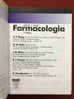 Livro - Farmacologia - H. P. Rang / M. M. Dale - Ed. Elsevier na internet