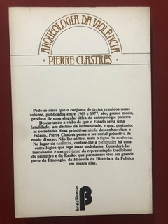 Livro - Arqueologia Da Violência - Pierre Clastres - Ed. Brasiliense - comprar online