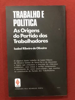 Livro - Trabalho E Política - Isabel Ribeiro De Oliveira - Editora Vozes - comprar online