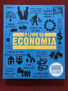 Livro - O Livro Da Economia - Editora Globo - Capa Dura - Seminovo