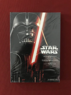 DVD - Star Wars 3 Discos - Dir: George Lucas - Novo