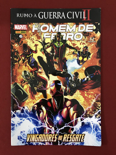 HQ - Homem De Ferro - Nº 6 - Vingadores Ao Resgate -  Panini