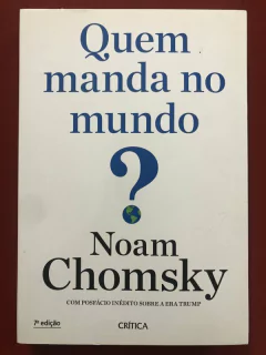 Livro - Quem Manda No Mundo? - Noam Chomsky - Editora Crítica - Seminovo