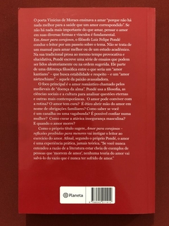 Livro - Amor Para Corajosos - Luiz Felipe Pondé - Seminovo - comprar online