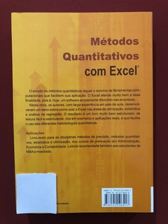 Livro - Métodos Quantitativos Com Excel - Valéria Zuma Medeiros - Cengage - Seminovo - comprar online