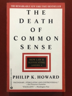 Livro - The Death Of Common Sense - Philip K. Howard - Warner Books