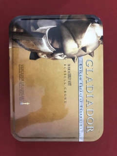 DVD - Box Lata Gladiador - 3 Discos + Poster - Seminovo