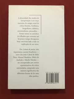 Livro - Leitura De Poesia - Alfredo Bosi - Editora Ática - comprar online