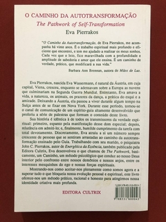 Livro - O Caminho Da Autotransformação - Eva Pierrakos - Cultrix - Seminovo - comprar online