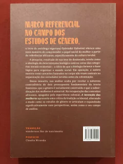 Livro - A Invenção Das Mulheres - Oyèrónké Oyêwùmí - Bazar Do Tempo - Seminovo - comprar online