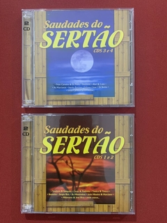 CD - Lata Saudades Do Sertão - 4 CDs - 2004 - Seminovo na internet