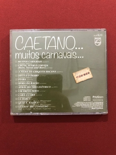 CD - Caetano Veloso - Muitos Carnavais - 1989 - Nacional - comprar online