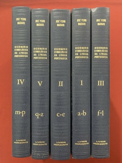 Livro - Dicionário Etimológico Da Língua Portuguesa - 5 Volumes - Capa Dura