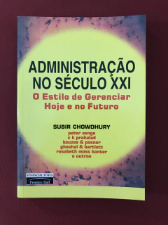 Livro - Administração No Século XXI - Seminovo