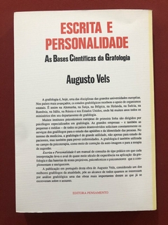 Livro - Escrita E Personalidade - Augusto Vels - Ed. Pensamento - comprar online