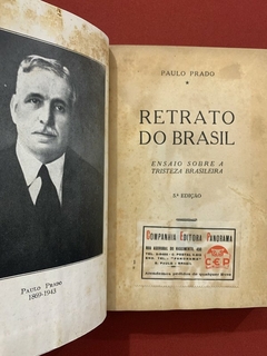 Livro - Retrato Do Brasil - Paulo Prado - Cia Editora Panorama - 1944 na internet