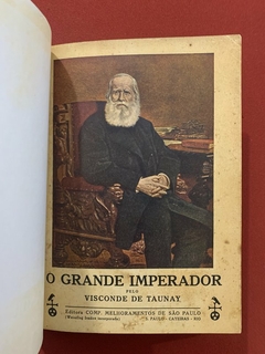 Livro - O Grande Imperador - Visconde de Taunay - Capa Dura - 1932 - comprar online