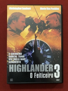 DVD - Highlander 3: O Feiticeiro - Christopher Lambert -Semi