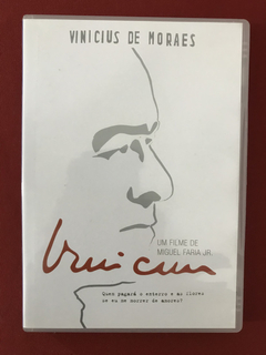 DVD - Vinicius De Moraes - Dir: Miguel Faria Jr. - Seminovo