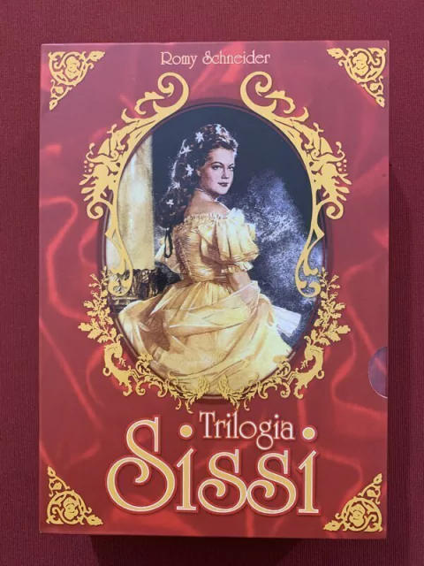 DVD - Box Trilogia Sissi - Romy Schneider - Seminovo