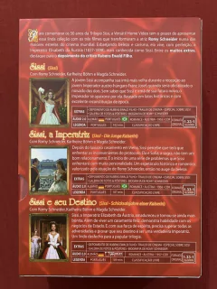 DVD - Box Trilogia Sissi - Romy Schneider - Seminovo - comprar online