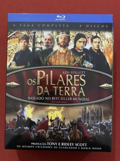 Blu-ray - Box Os Pilares Da Terra - 4 Discos - Seminovo