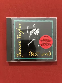 CD - James Taylor - Best Live - Importado - Seminovo