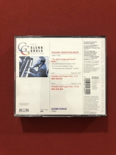 CD Duplo - Bach & Glenn Gould - The Well-Tempered - Seminovo - comprar online