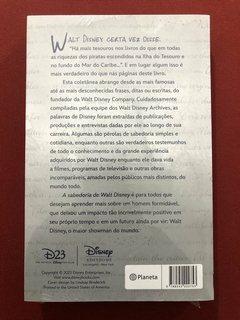 Livro - A Sabedoria De Walt Disney - Frases E Pensamentos - Planeta - Novo - comprar online