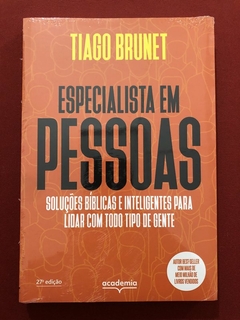 Livro - Especialista Em Pessoas - Tiago Brunet - Academia - Novo