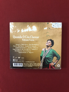 CD - Fabiana Cozza - Quando O Céu Clarear - Nacional - comprar online