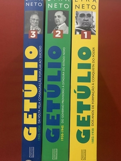 Livro - Getúlio - 3 Volumes - Lira Neto - Companhia das Letras - Seminovo