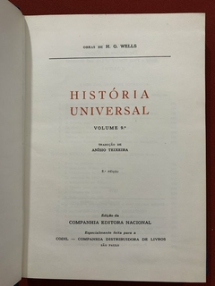 Imagem do Livro - Coleção História Universal - 9 Volumes - H. G. Wells - Capa Dura