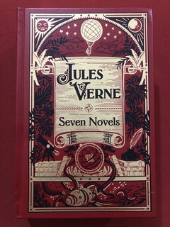 Livro - Seven Novels - Jules Vernes - Barnes & Noble - Capa Dura - Seminovo