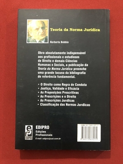 Livro - Teoria Da Norma Jurídica - Norberto Bobbio - Ed. Edipro - comprar online