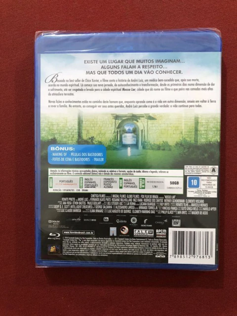 Blu-ray - Nosso Lar - Direção: Wagner De Assis - Novo - comprar online