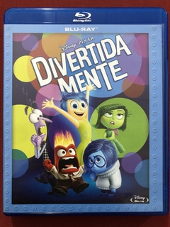 Blu-ray - Divertidamente - Animação - Disney - Seminovo