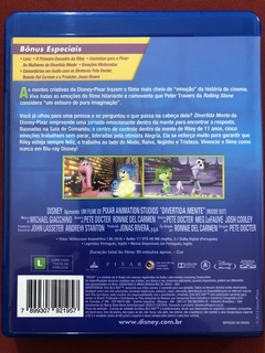 Blu-ray - Divertidamente - Animação - Disney - Seminovo - comprar online