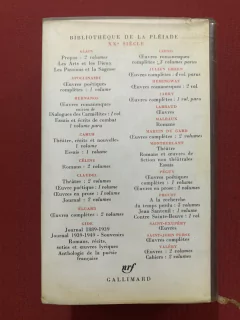 Livro - Oeuvres Complètes - Saint-John Perse - Gallimard - comprar online